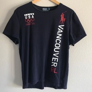 Polo RL Vancouver Olympics Team USA Spell Out Tee